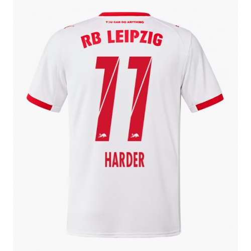Billige Fotballdrakt RB Leipzig Conrad Harder #11 Replika Hjemmedrakt 2025-26 Kortermet Billige Fotballdrakt RB Leipzig Conrad Harder #11 Replika Hjemmedrakt 2025-26 Kortermet